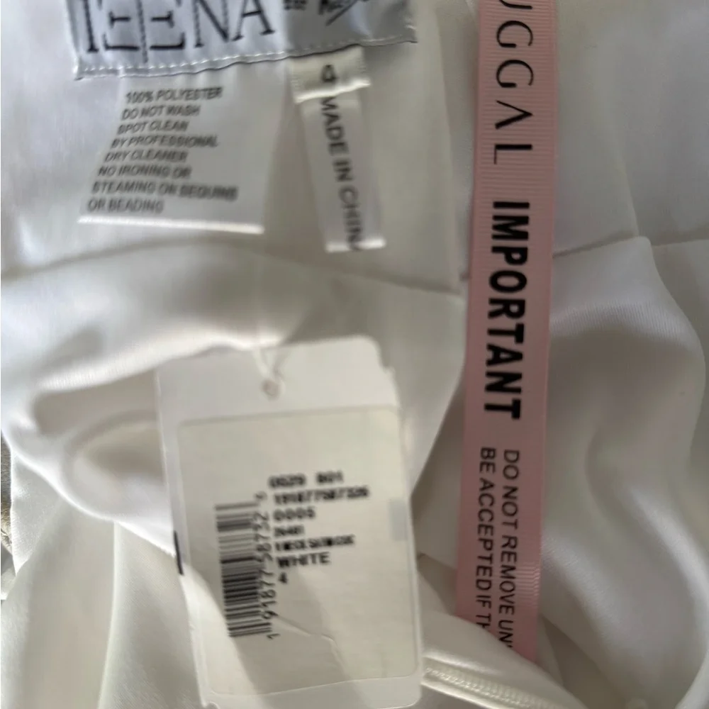 Mac Duggal White Mini Dress - Picture 3 of 3